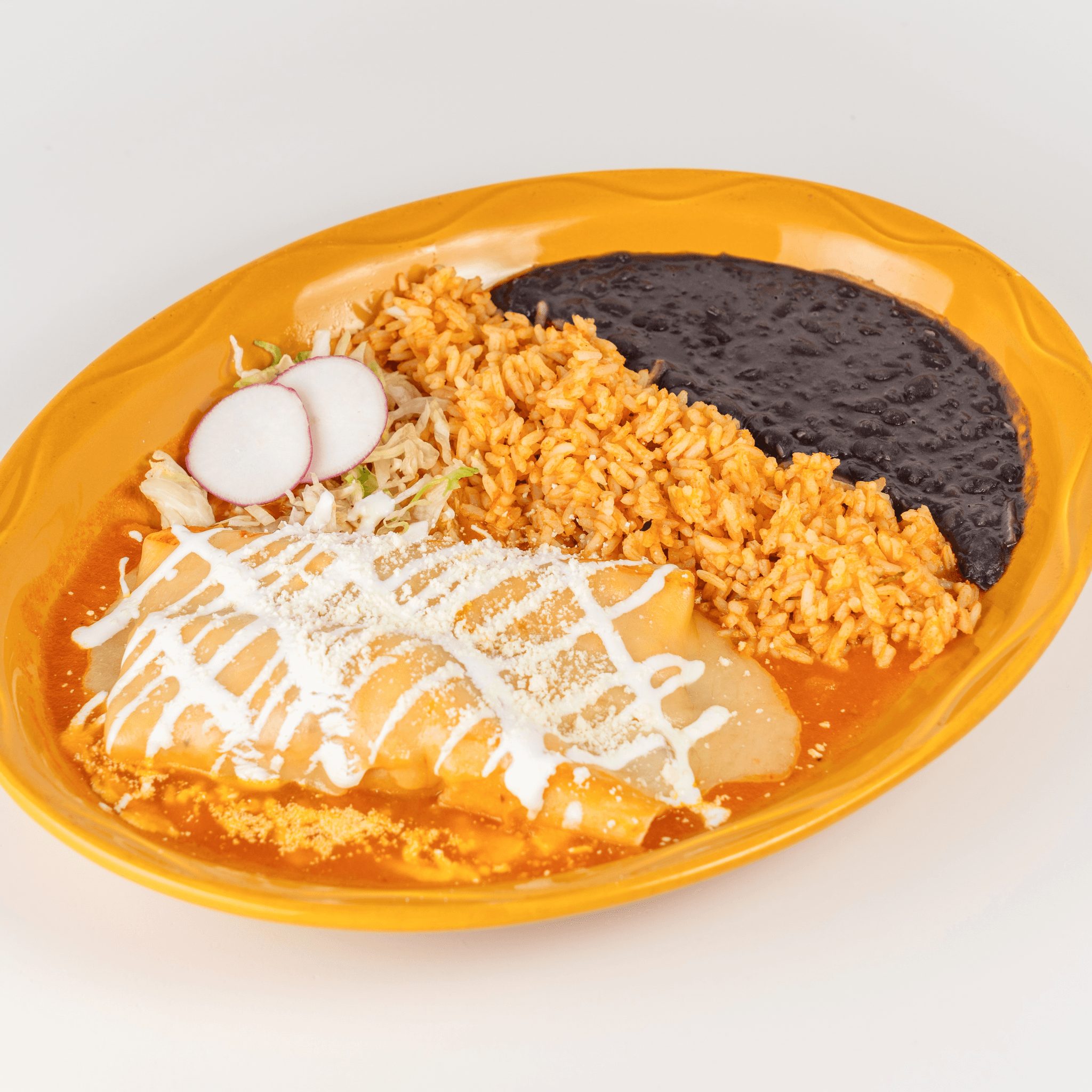 Enchiladas Poblanas.