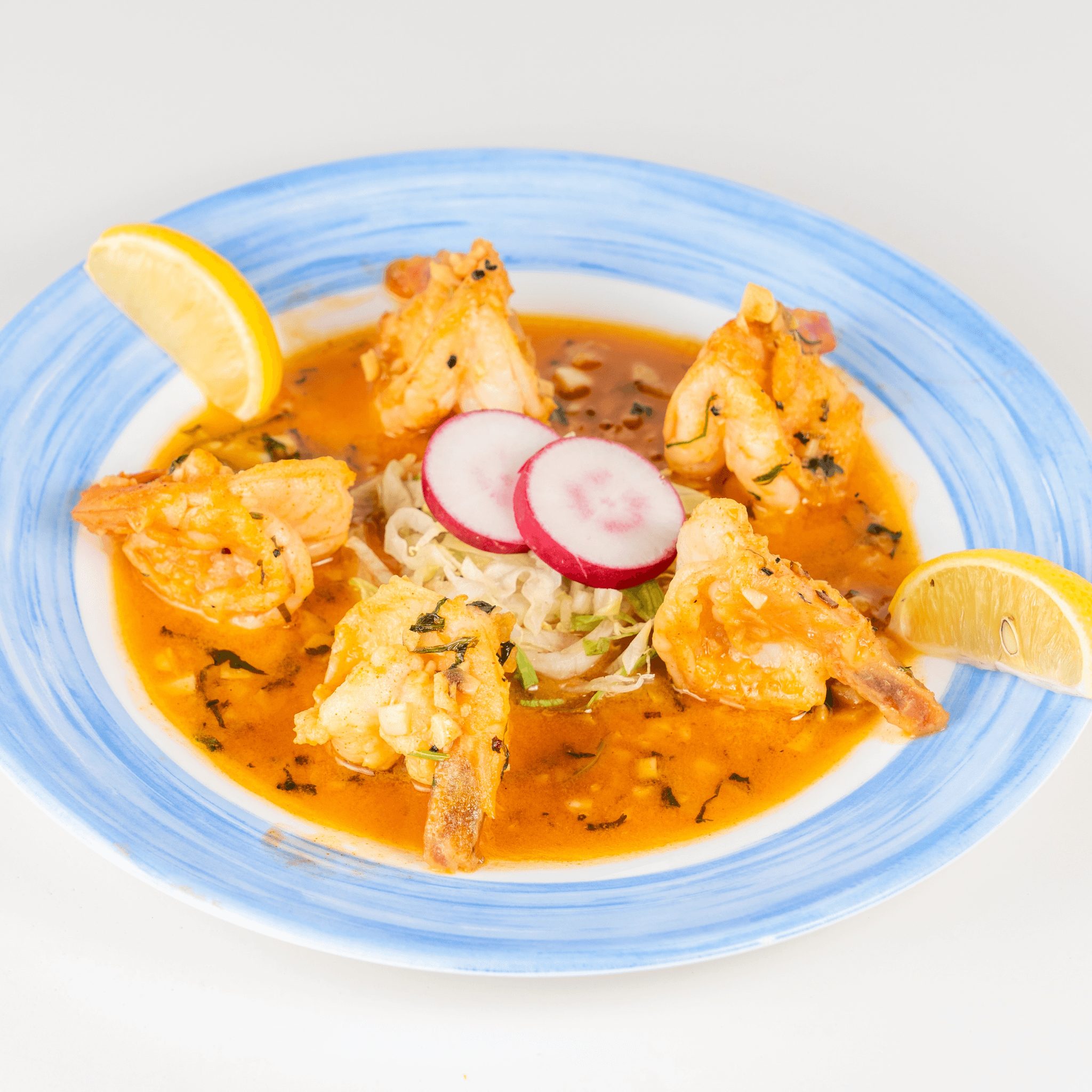 Camarones Al Ajillo (Shrimp with Garlic Sauce).
